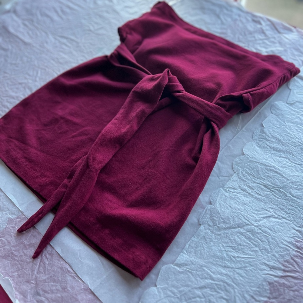 Betsey Johnson Burgundy Mini Dress
